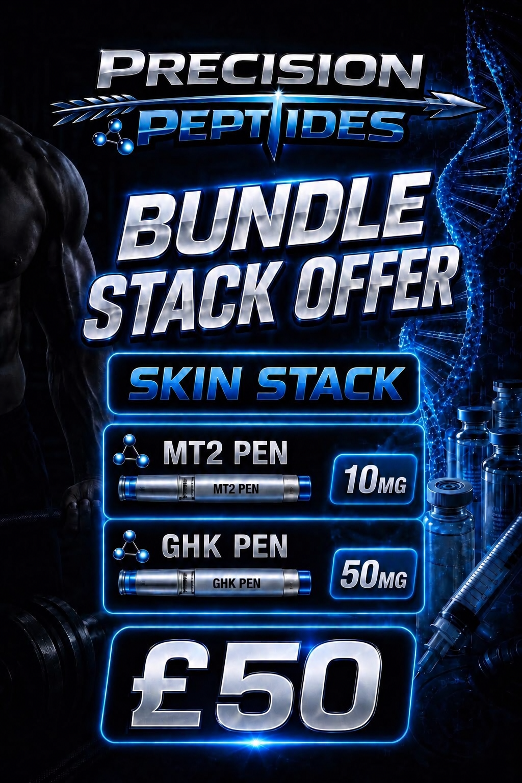 Precision Peptide Skin Stack Bundle Offer