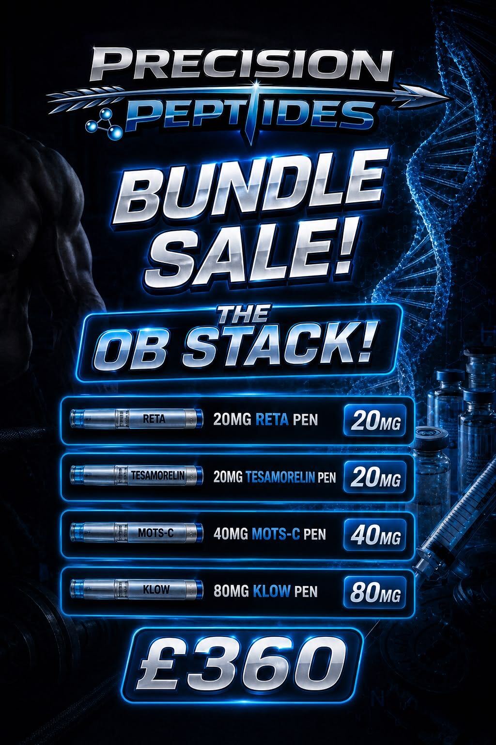 Precision Peptide OB Stack Bundle Offer
